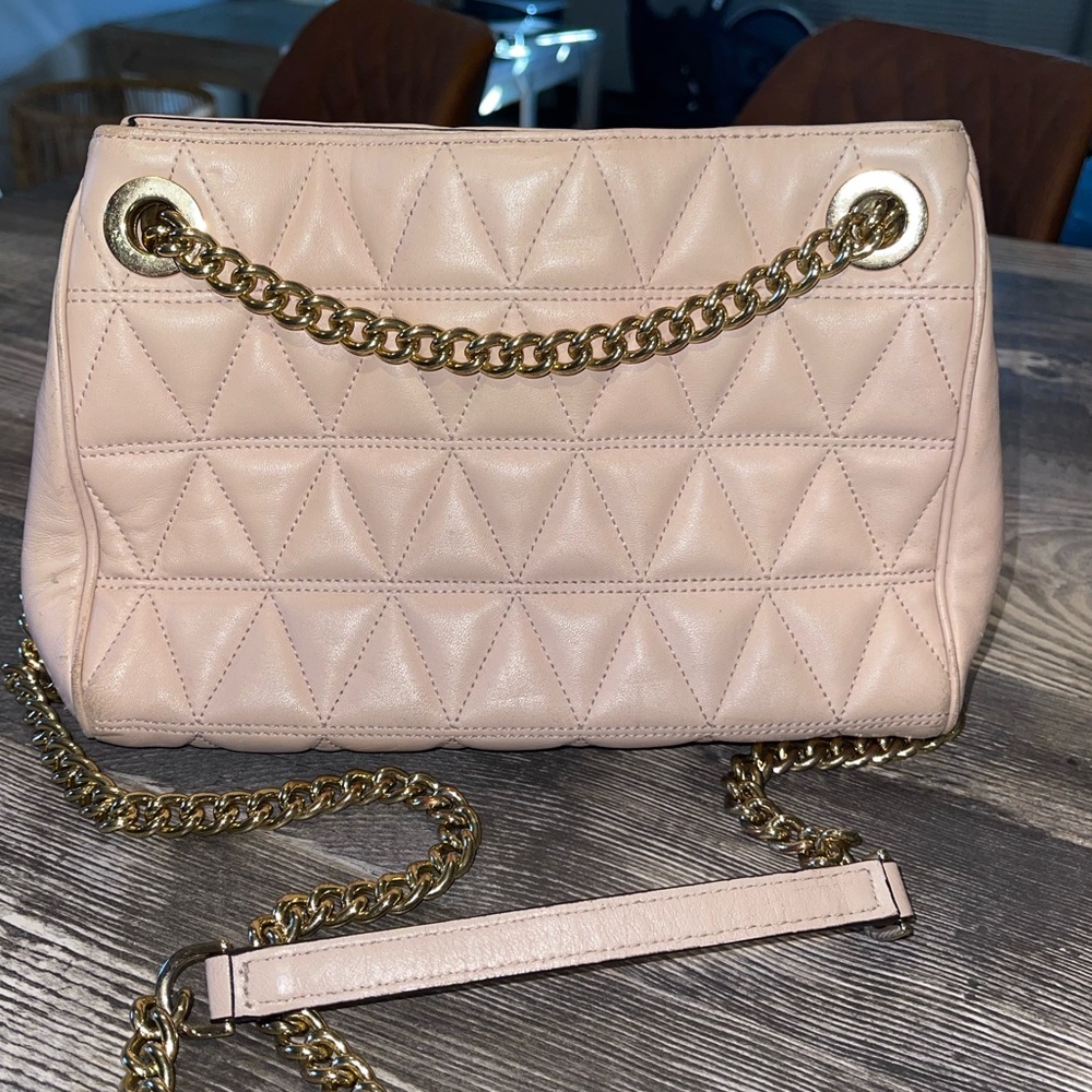 Michael Kors Quilted Crossbody w Chain